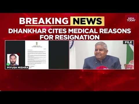 VP Jagdeep Dhankhar's Shocking Resignation On Day 1 Of Parliament Session
