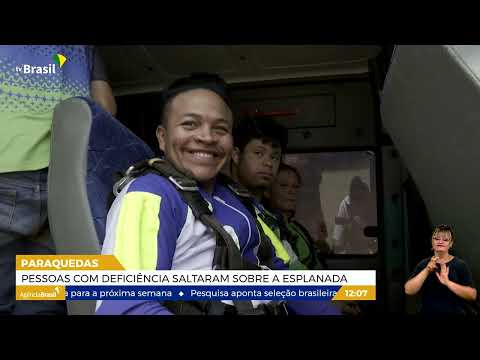 DF | Pessoas com deficiência vivem experiência nas alturas DF | Pessoas com deficiência vivem experiência nas alturas