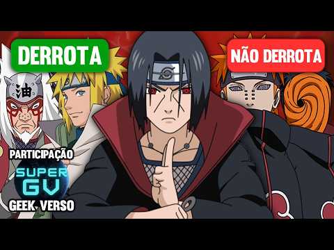 LIVE DEFINITIVA: 7 NINJAS TEMIDOS QUE DERROTAM O ITACHI E 7 QUE NÃO DERROTAM