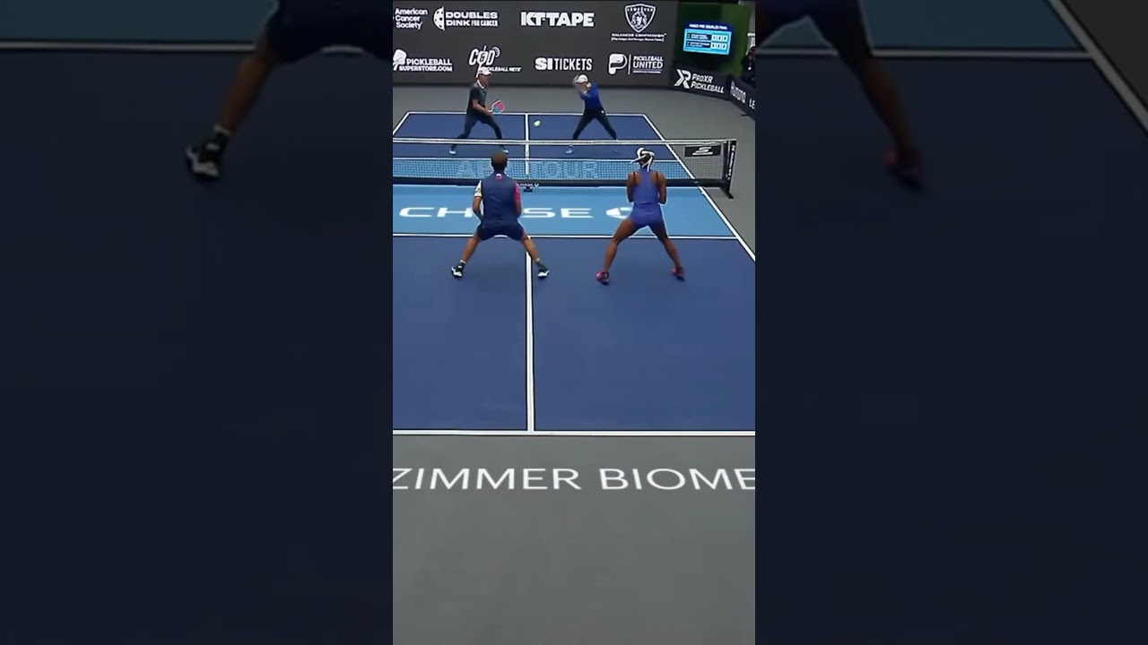 2024 Chase APP Miami - Black/Frazier vs. Fudge/Daescu (2) #shorts #pickleball