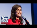 Nikki Haley delivers remarks to supporters on South Carolina GOP primary