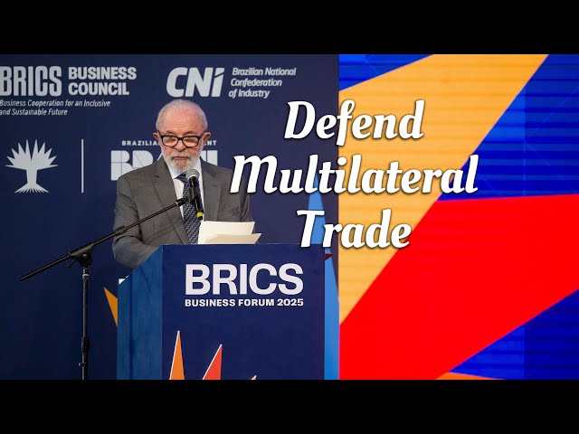 Brazil's Lula da Silva stresses multilateralism, calls on ending conflicts ahead of BRICS Summit
