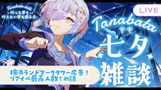 【#雑談】　七夕の夜に、これからやりたいことと、たくさんの感謝を！🎋　#水影凪ルカ