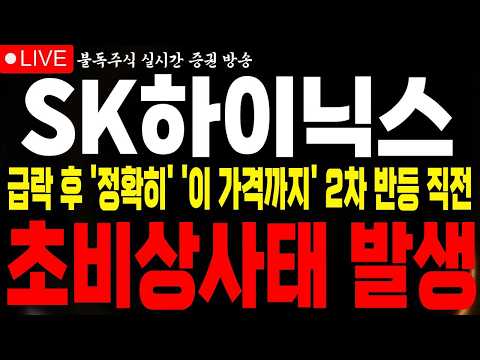 급락 후 '정확히' '이 가격까지' 보고 있습니다 2차 반등 직전 #SK하이닉스 #<strong>SK하이닉스전망</strong> #불독주식