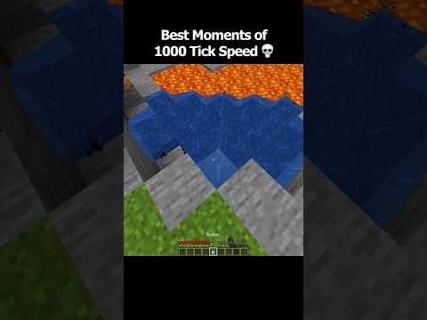 Minecraft at 1000 Tick Speed💀