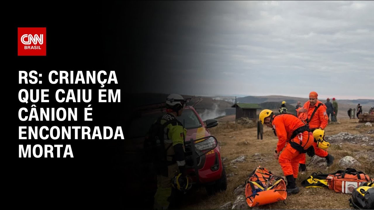 Criança que caiu em Cânion no RS é encontrada morta após 10 horas de buscas | CNN NOVO DIA