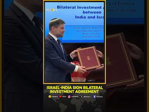 Israel-India Ties: Israel, India Sign Bilateral Investment Agreement | WION Shorts