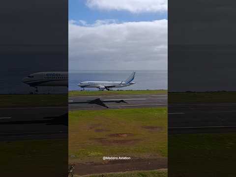 Boeing 737 MAX8 Landing at Madeira Airport