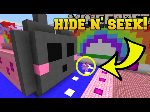 Minecraft: KAWAII ANIMALS HIDE AND SEEK!! - Morph Hide And 