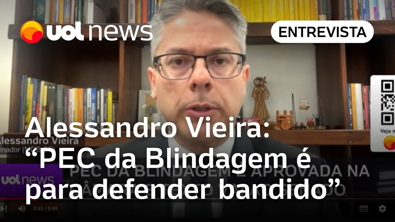 PEC da Blindagem é para proteger parlamentar que cometer crimes; não passará no Senado, diz Vieira
