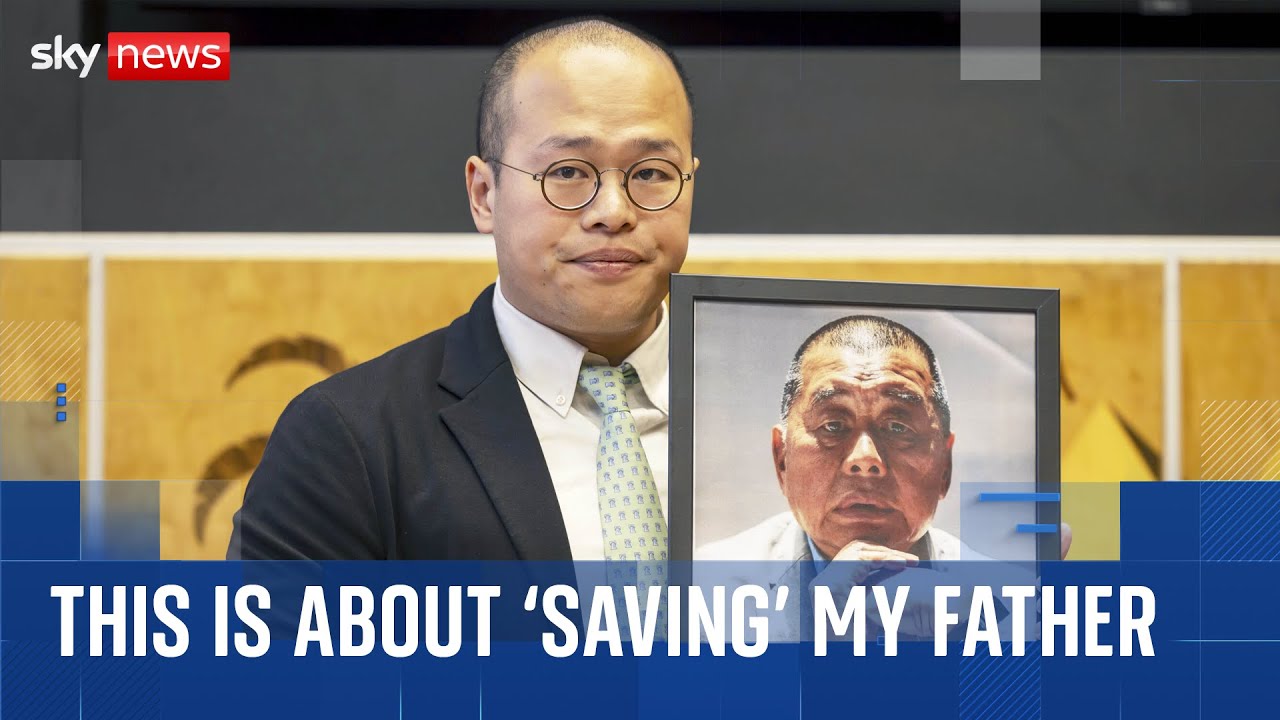 If Jimmy Lai is not released now, he could 'die in prison', says son