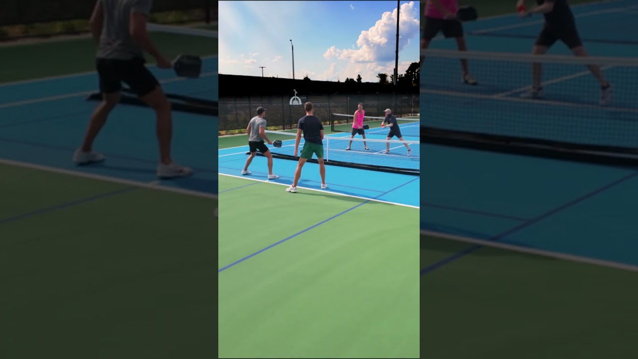 🥷Firefight and Lob-Reset #pickleballhighlights #pickleball #sporthighlights #sports #shorts