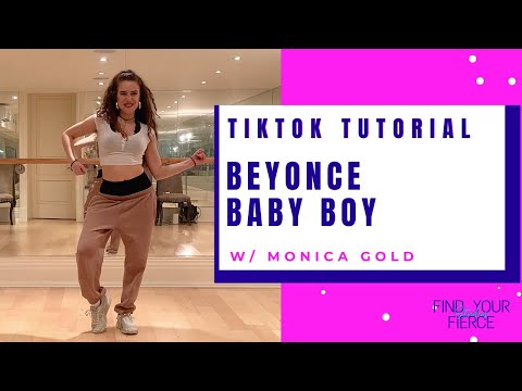 BEYONCE TIKTOK TUTORIAL - BABY BOY - with MONICA GOLD