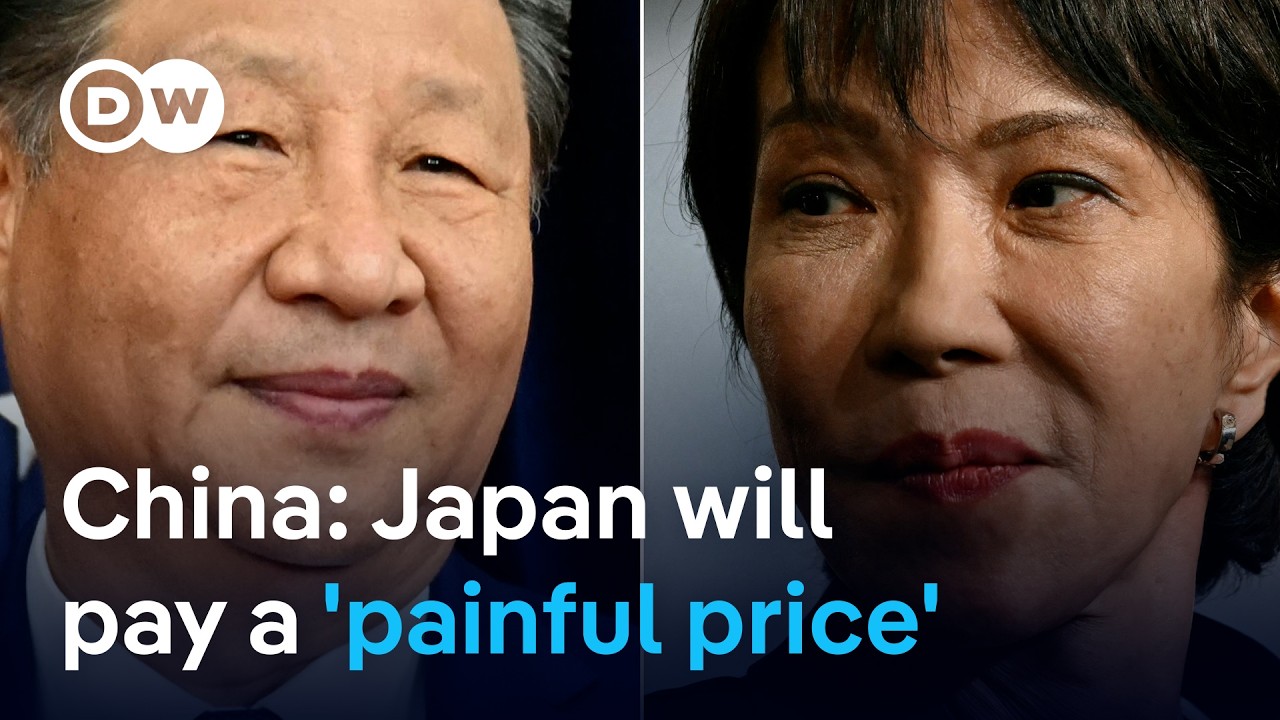 What China's harsh reactions tell us about how it perceives Japan's shift towards Taiwan | DW News