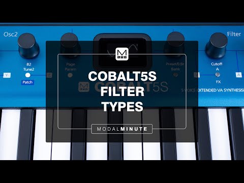 Modal Minute #41 – COBALT5S Filter Types