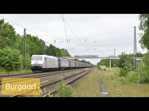 4K | Treinen in Burgdorf - Compilatie - 25 mei 2023