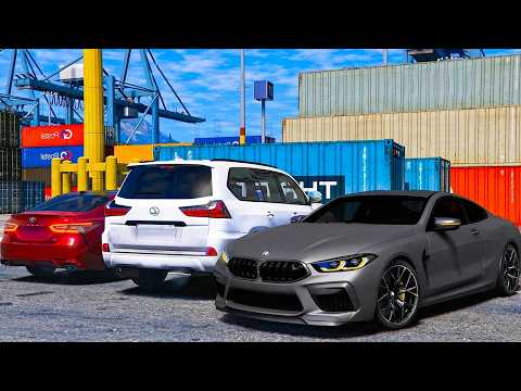 ВЫБИЛ ИЗ КОНТЕЙНЕРА BMW M8 И ВЫШЕЛ В ПЛЮС! БОРЬБА ЗА КОНТЕЙНЕРЫ! - BLACK RUSSIA 🌊ВОТЕР