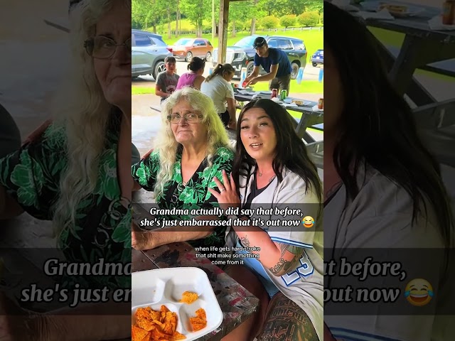 That scream of disbelief, you ratted her out 🤣