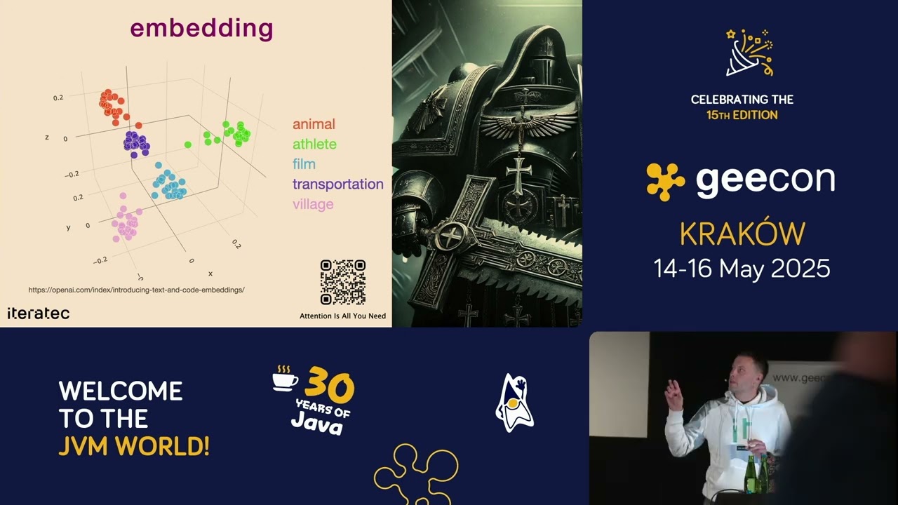 GeeCON 2025: Marcin Łapaj - From words to wisdom: How LLMs and vector databases revolutionize data..