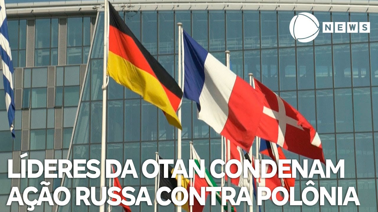 Líderes da OTAN condenam ação russa contra a Polônia