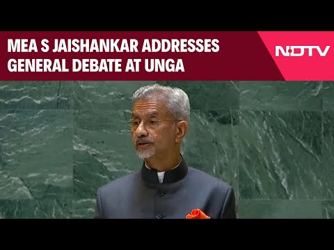 UNGA session | External Affairs Minister S Jaishankar Addresses General Debate of 79th UNGA session