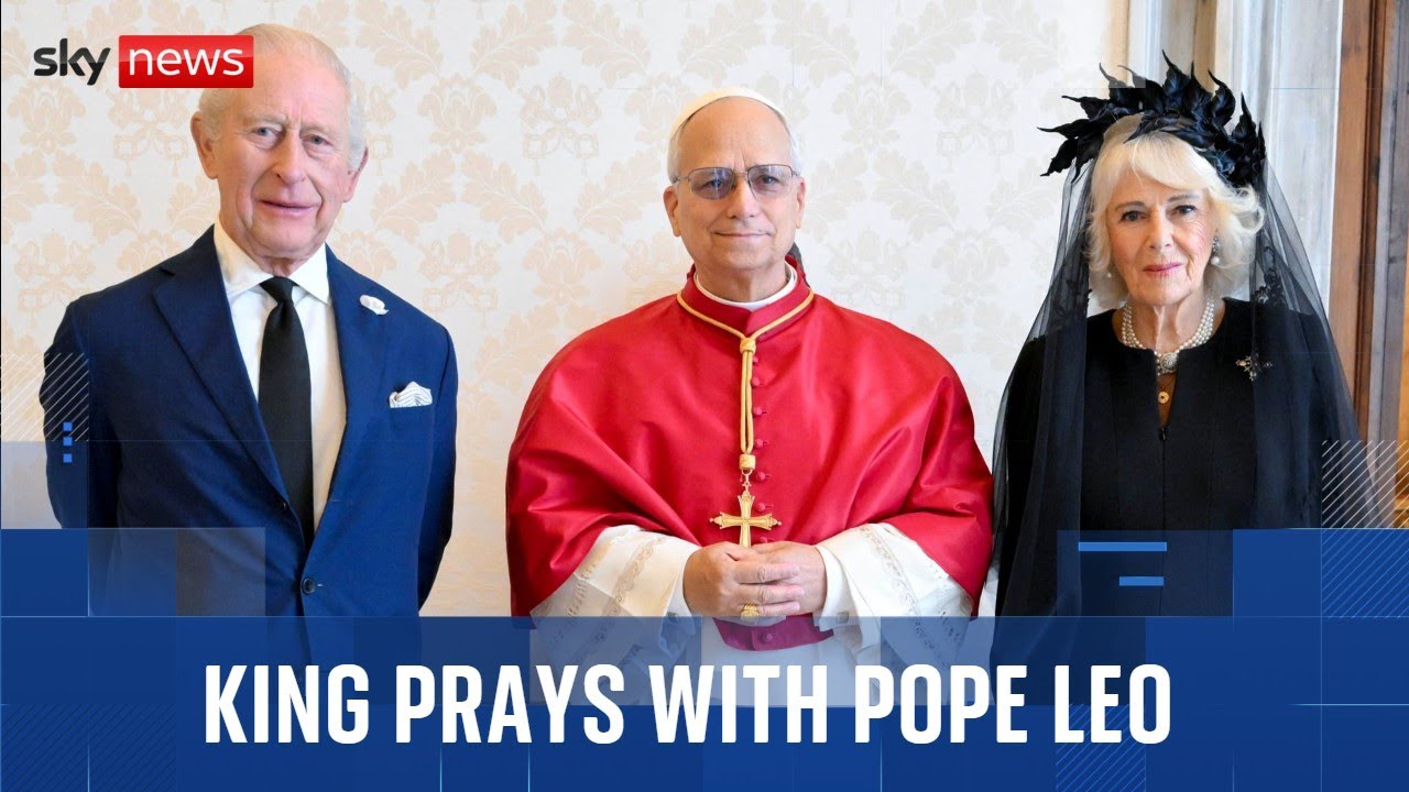 King prays with Pope in 500-year moment