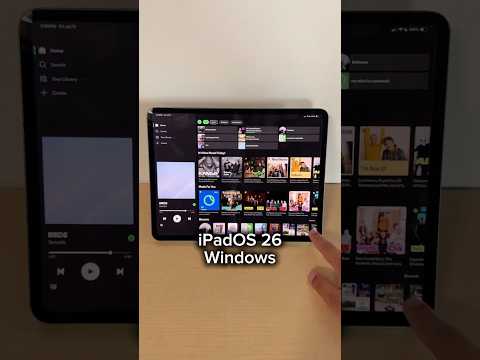 iPadOS 26 windowing system