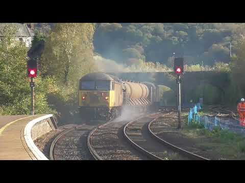 Colas Rail Class 56s 078 & 094 Pass Llandudno Junction 3S71 Coleham RHTT 04/11/21 | I Like Transport