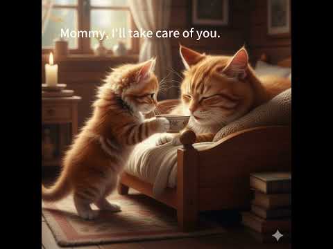 Mama Cat Collapses from Exhaustion... ❤️ Then Her Kitten Does THIS! 😭❤️ (Instant Tears!) #cat