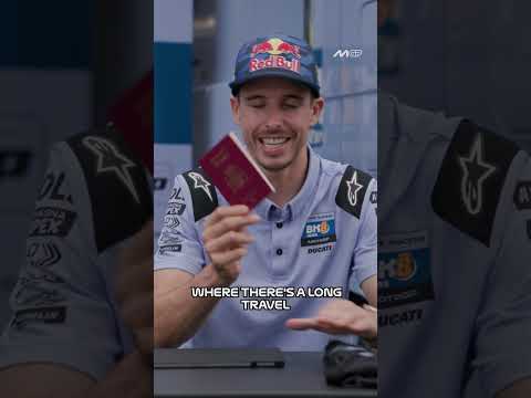 Alex Marquez' 3 must-have items 👕🪪📱
