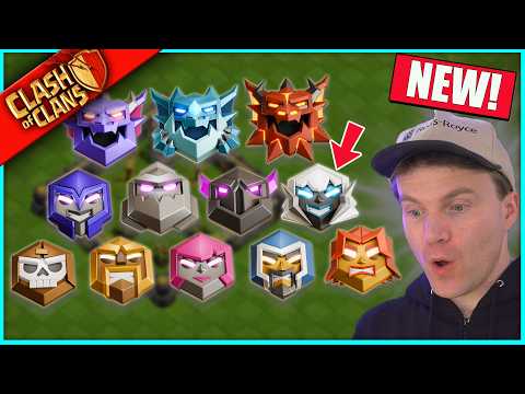 ...EVERY NEW LEAGUE in CLASH OF CLANS! (Super legend to Skeleton)