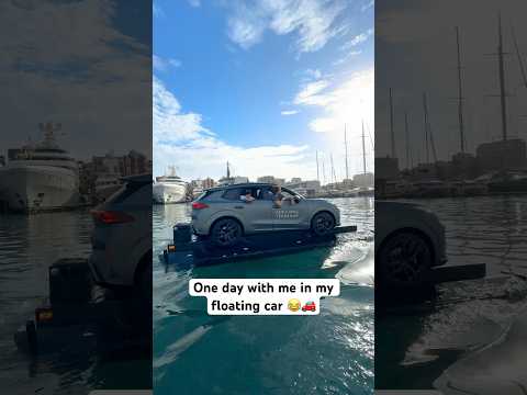 Live with me in my floating car for 1 day 😂🚙 #cupraterramar ​⁠​⁠@CUPRAOfficial