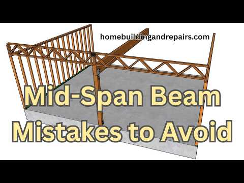 Watch This Before Adding a Mid-Span Support to Open Web Trusses To Fix Sagging Floor