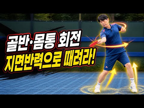 #정진화테니스레슨-1320회 포핸드 진짜 파워는 ‘팔‘이 아닌 ’지면과 코어’에서 나온다!