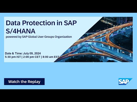 What to Consider for Data Protection in SAP S/4HANA I Move to Cloud ERP I 24.07.09