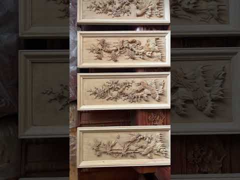 Tranh gỗ bơ mu hàng đục tay sắc nét