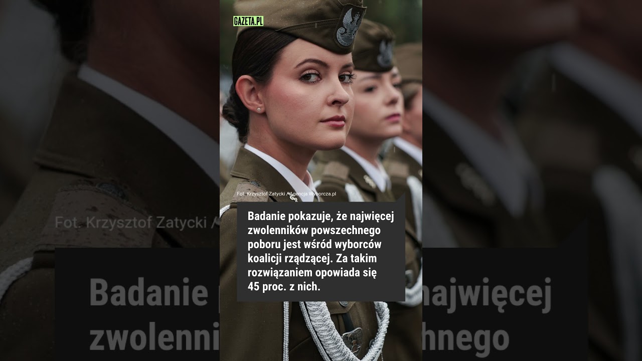 Return to compulsory military service? Poles have changed their minds