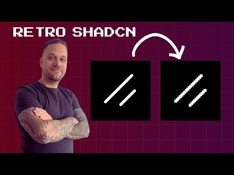 Retro Shadcn?! My 8-Bit UI Components Collection! ⚔️
