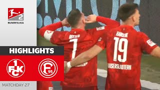 Kaiserslautern On 3rd Place! | 1. FC Kaiserslautern — Fortuna Düsseldorf 3-1 | HL | Bundesliga 2