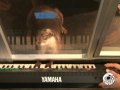 Freshwater otter plays piano