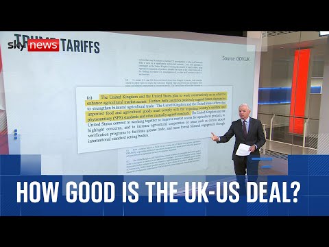 How good is the UK-US 'historic' trade deal?