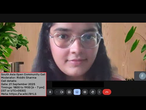 SA Open Community Call 21 Sept 25