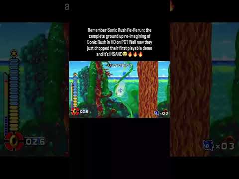 Sonic Rush Re-Run's first playable demo dropped