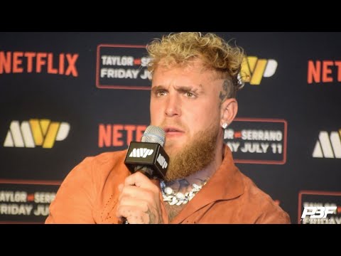 JAKE PAUL CLOWNS TERENCE CRAWFORD MOMENTS AFTER KATIE TAYLOR WIN OVER AMANDA SERRANO, SHADASIA GREEN