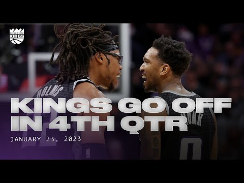 Kings go HIGHLIGHT FACTORY in 4th against Grizzlies | 1.23.23 video clip