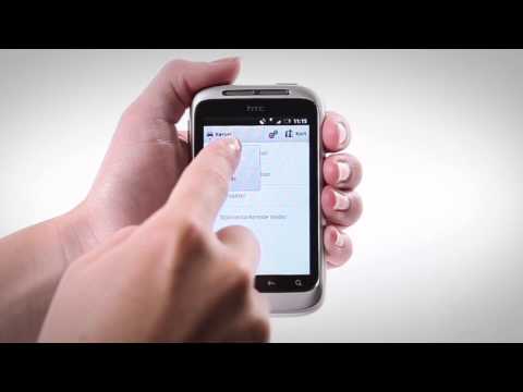 HTC Wildfire S- Sådan bruger du den indbyggede navigation