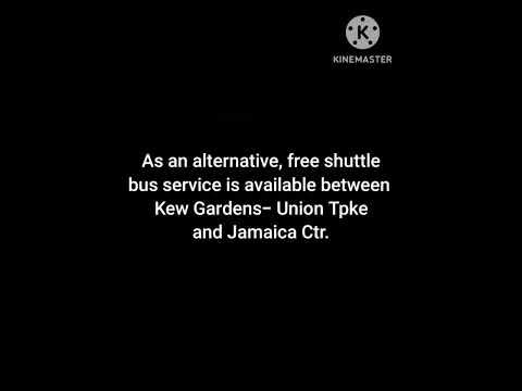 MTA station announcements: No E trains to Jamaica Ctr