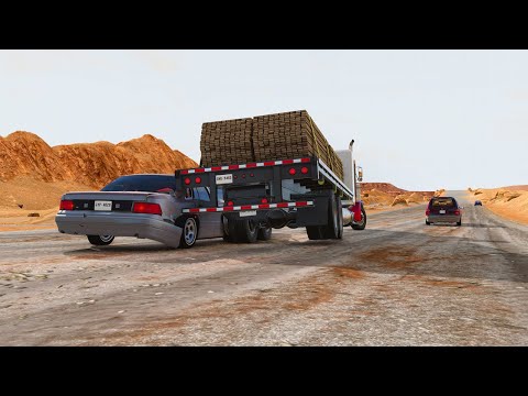 Cars vs Road Rage on a Desert Highway 😡💥 | BeamNG.drive Extreme Crashes