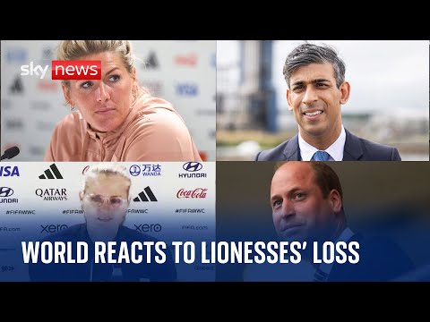 Women's World Cup: Prince William and Rishi Sunak react to loss