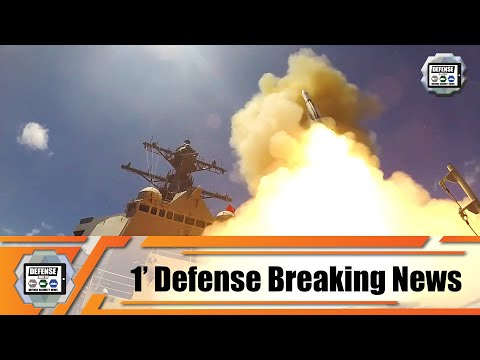 US Navy USS Chung-Hoon destroyer fires SM-2 surface-to-air missile during naval exercise RIMPAC 2020